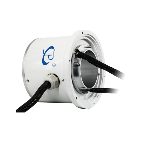 Cloud ladder fire truck slip ring
